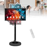 Amazon | ポータブルスタンドテレビ、リモコン付き32インチ回転式